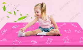 健身瑜伽墊激光刻花機 雕刻兒童座墊爬爬墊花紋多樣可自定義