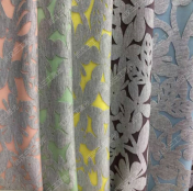 水晶超柔絨面料用大幅面卷對卷激光刻花機 創(chuàng)造新時尚