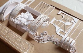 武漢三工全自動紙品激光鏤空機丨為立體筆記本賦予新生命