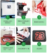 服裝轉(zhuǎn)印刻字膜激光加工流程 流行夏日T恤輔料超級激光打標(biāo)機